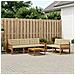 Set di divani da esterno con cuscino 6 pcs Naturale e Beige - Foto miniatura 2
