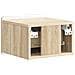Mobiletto da notte a muro Rovere Sonoma 33 x 34,5 x 24 cm - Foto miniatura 6