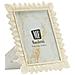 Cornice Portafoto Light Leaf In Resina Crema Con Foglie 15x20 - Foto miniatura 1