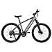 Mountain Bike Elettrica 27,5" 250W 36V Batteria 10,4Ah Shimano 7 Velocità Grigio - Foto miniatura 1