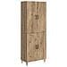 Set di armadi 2 pcs 66 x 34,5 x 89,5 cm Legno ingegnerizzato - Foto miniatura 1