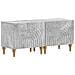 Mobile TV LED a 3 pezzi Grigio Cemento Legno ingegnerizzato - Foto miniatura 8