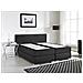 Letto Boxspring In Pelle Nera 180 X 200 Cm President - Foto miniatura 23
