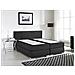 Letto Boxspring In Pelle Nera 180 X 200 Cm President - Foto miniatura 30