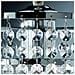 Lampadario Reality Trio Vetro Acrilico A Gocce 25cm/35cm Cromo - Foto miniatura 11