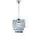 Lampadario Reality Trio Vetro Acrilico A Gocce 25cm/35cm Cromo - Foto miniatura 9