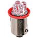 Cp. de 24v 4 Led Rosso Ba9s - Foto miniatura 1