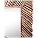 Specchio Da Muro In Legno Chiaro 60 X 60 Cm Kanab - Foto miniatura 10