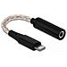 Lightning Auf Kopfhrerstecker Adapter - Lightning / Audio - Lightning (m) Bis Stereo Mini-klinkenstecker (w) - 10,5 Cm - Fr Apple Iphone 11, 11 Pro, 11 Pro Max, 7, 7 Plus, 8, 8 Plus, Se, X, Xr, Xs, Xs Max (66317)  - Foto miniatura 1