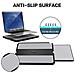 Portable Laptop Giro Scrivania W Retractable Sinistra Destro Del Mouse Vassoio Del Rilievo Antiscivolo Scudo Termico Tablet Computer Portatile Della Tabella Del Basamento W Stabile Stabile Raffreddamento Lavori Di Superficie Per Divano Letto - Foto miniatura 2