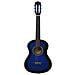 Chitarra Classica Principianti e Bambini con Custodia Blu 1/2 34"" - Foto miniatura 3