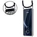 Catena Di Telefoni Cellulari Compatibile Con Asus Zenfone 3 (5,2"" Zoll) In Blu Notte - Coperchio Protettivo In Silicone Con Anelli D'argento, Cinturino In Corda E Custodia Staccabile - Foto miniatura 6