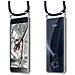 Catena Di Telefoni Cellulari Compatibile Con Asus Zenfone 3 (5,2"" Zoll) In Blu Notte - Coperchio Protettivo In Silicone Con Anelli D'argento, Cinturino In Corda E Custodia Staccabile - Foto miniatura 8