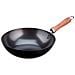 Carbono Wok Induzione 24cm Acciaio Al Carbonio, 3 Strati Titanio Antiaderente Senza Pfoa Antracite - Foto miniatura 1