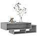 Tavolino Da Salotto Grigio Sonoma 105x55x32cm Legno Multistrato - Foto miniatura 3