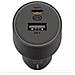 Caricabatterie da Auto Accendisigari 67 W 2 Porte USB-A + Tipo-C - Nero - Foto miniatura 3