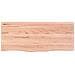 Piano Bagno Marrone 100x40x (2-4) cm Legno Massello Trattato - Foto miniatura 5
