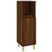 Armadietto Bagno Rovere Marrone 30x30x100 Cm Legno Multistrato - Foto miniatura 1