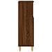 Armadietto Bagno Rovere Marrone 30x30x100 Cm Legno Multistrato - Foto miniatura 6