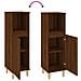 Armadietto Bagno Rovere Marrone 30x30x100 Cm Legno Multistrato - Foto miniatura 7