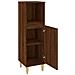 Armadietto Bagno Rovere Marrone 30x30x100 Cm Legno Multistrato - Foto miniatura 8