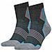 Calzini Fantasmini Sportivi Head Hiking 2pk Grigio Scuro 35-38 - Foto miniatura 1