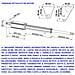 Tubo Acciaio Inox 942 Corsa 400 Mm Completo Di Carrello Di Traino Con Sblocco Emergenza A Chiave Ricambio Per Motori C - Foto miniatura 3