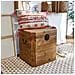 Baule Cassetta Contenitore Da Interno In Legno Di Pino 54x50x58 Cm Living Mini - Foto miniatura 3