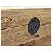 Baule Cassetta Contenitore Da Interno In Legno Di Pino 54x50x58 Cm Living Mini - Foto miniatura 8