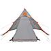Tenda Da Campeggio Tipi Per 5 Persone Grigia Impermeabile - Foto miniatura 4