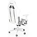 Scrim Onyx White Sedia da gaming per PC Seduta imbottita Grigio, Bianco - Foto miniatura 7
