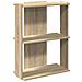 Libreria 3 Ripiani Rovere Sonoma 60x30x80 Cm Legno Multistrato - Foto miniatura 2