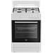 Cucina Gas FBG62010DW 4 Fuochi a Gas Forno Gas Classe A Dimensioni 60 x 60 cm Colore Bianco - Foto miniatura 1