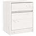Lusso Casadino -  Comodino Bianco 40x31x50 Cm In Legno Massello Di Pino - Foto miniatura 1