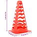 Coni da Calcio 6 pz Impilabili Arancioni 13x13x22,5 cm - Foto miniatura 7