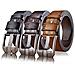 Set Di 3 Cinture Da Uomo In Pelle Pu Con Fibbia Ad Ardiglione In Lega - Foto miniatura 1