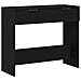 Tavolino Nero Rovere 90x36x75 cm Legno ingegnerizzato - Foto miniatura 1