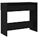 Tavolino Nero Rovere 90x36x75 cm Legno ingegnerizzato - Foto miniatura 8
