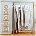 Sacchi Sottovuoto Per Abiti Appesi 135x70 Cm Set Da 4 Pezzi Trasparenti - Foto miniatura 2