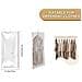 Sacchi Sottovuoto Per Abiti Appesi 135x70 Cm Set Da 4 Pezzi Trasparenti - Foto miniatura 4