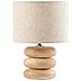 Lampada Da Tavolo Betwa Legno Di Mango Marrone Chiaro - Foto miniatura 2