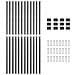Pali per Recinzione 12 pcs Grigio 160 cm - Foto miniatura 4