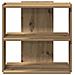 Libreria a 3 Ripiani Rovere Artigianale 60x30x60 cm - Foto miniatura 4