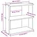 Libreria a 3 Ripiani Rovere Artigianale 60x30x60 cm - Foto miniatura 9