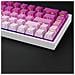 Tastiera Meccanica Cablata A 68 Tasti Con Illuminazione Mista - Rosa Gradiente Con Switch Blu - Foto miniatura 4