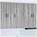 Pensile cucina Grigio Sonoma 50 x 31 x 100 cm Legno multistrato - Foto miniatura 2
