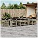Set da Pranzo da Giardino 17pz con Cuscini Grigio in Polyrattan - Foto miniatura 2