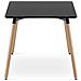 YURO Tavolo Faggio Nero Rettangolare - Foto miniatura 3