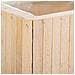 Cesto Rettangolare In Legno Marrone 40,5x14,5x11h - Foto miniatura 5