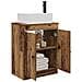 Mobile da bagno con lavabo Legno antico 54 x 35 x 83 cm - Foto miniatura 2